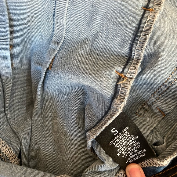 Womens Small High-Waisted Flare Jeans - Picture 5 of 6